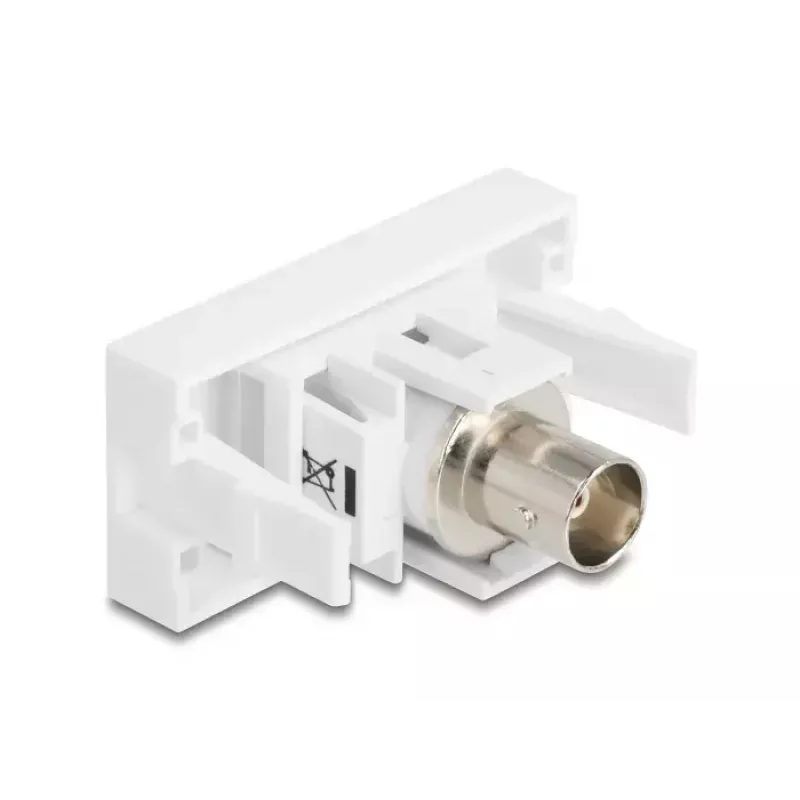 DeLOCK Keystone-moduuli 90855 BNC BNC valkoinen 22,5 mm 45 mm 33 mm