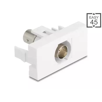 DeLOCK Keystone-moduuli 90855 BNC BNC valkoinen 22,5 mm 45 mm 33 mm