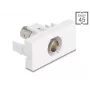 DeLOCK Keystone-moduuli 90855 BNC BNC valkoinen 22,5 mm 45 mm 33 mm