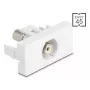 DeLOCK Keystone-moduuli 90858 litteä valkoinen RCA-liitäntä 1