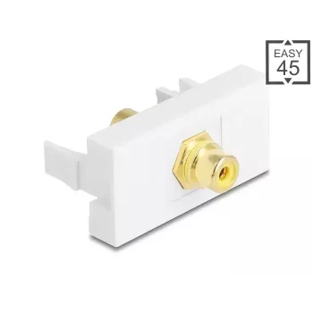 DeLOCK Keystone-moduuli 90859 RCA-liitäntä valkoinen keltainen