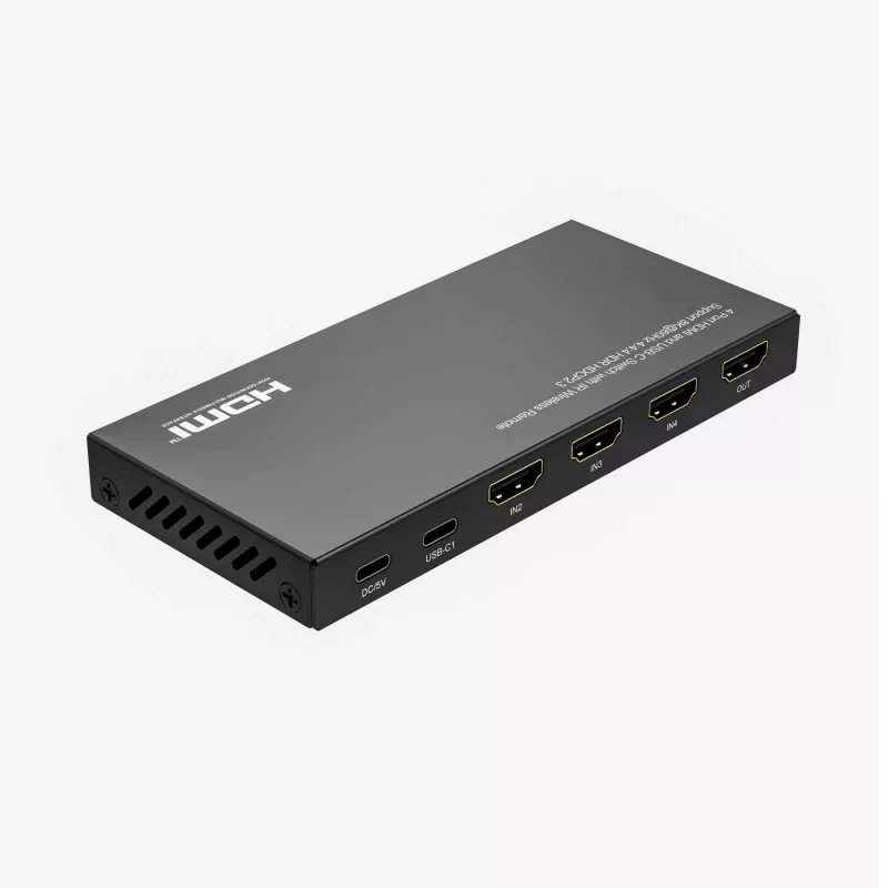 HDMI-kytkin MicroConnect MC-USBCHDMISWITCH0401-8K 8K-resoluutio