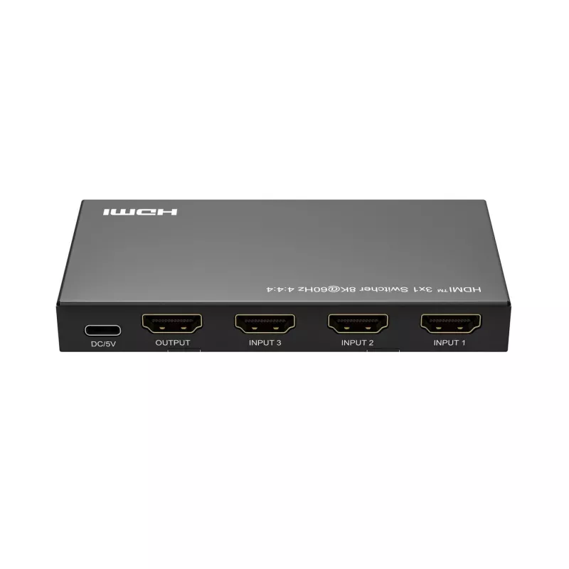 HDMI-kytkin MicroConnect MC-HDMISWITCH0301-8K 8K 60Hz 4:4:4