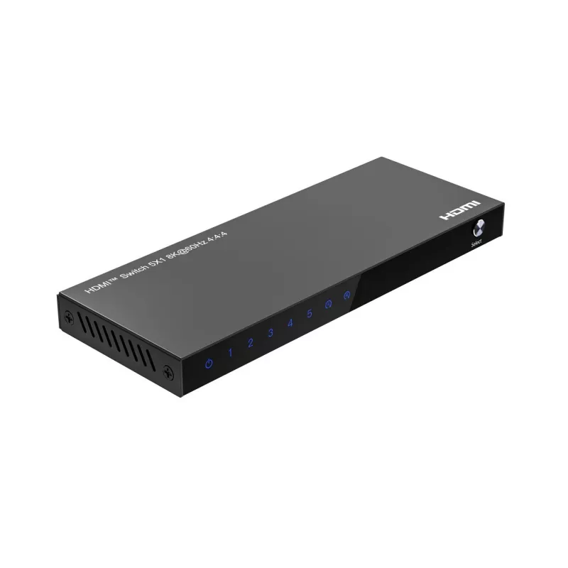 HDMI-kytkin MicroConnect MC-HDMISWITCH0501-8K 8K-resoluutio