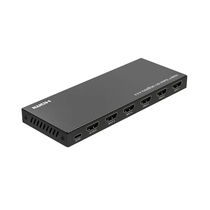 HDMI-kytkin MicroConnect MC-HDMISWITCH0501-8K 8K-resoluutio