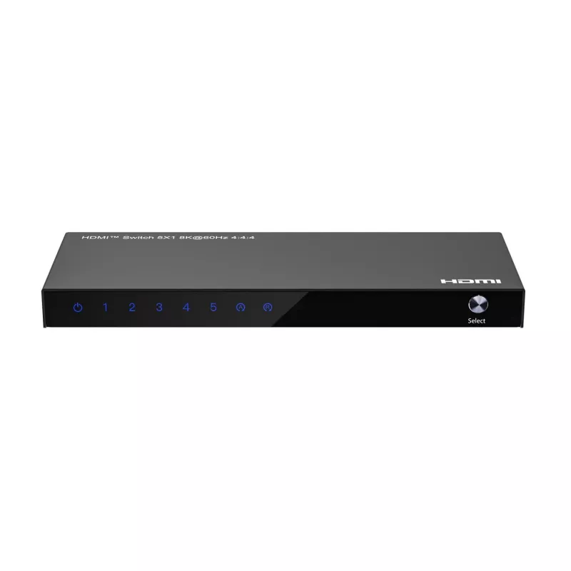 HDMI-kytkin MicroConnect MC-HDMISWITCH0501-8K 8K-resoluutio
