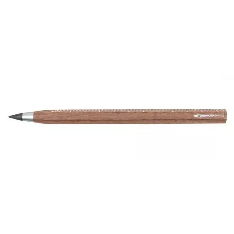 Mekaaninen lyijytäytekynä TROIKA CONSTRUCTION ENDLESS WALNUT HB ruskea metalli puu