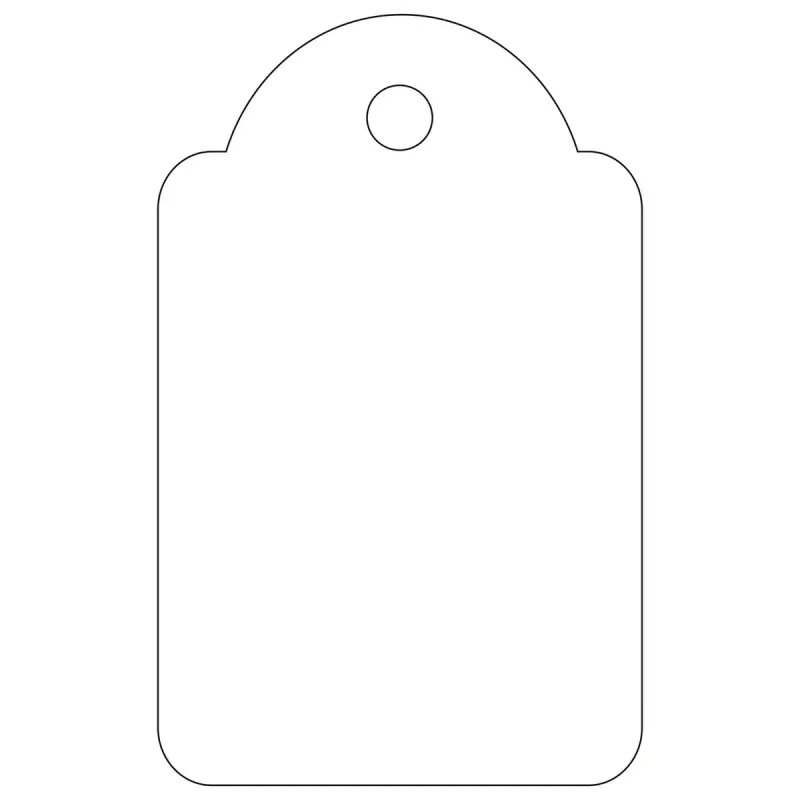 Tarrat APLI 00390 500 kpl valkoinen suorakaide 2,2x3,5 cm