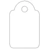 APLI 07009 tarttumattomat tarrat 200 kpl valkoinen suorakaide 1,5x2,4 cm