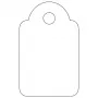 APLI 07009 tarttumattomat tarrat 200 kpl valkoinen suorakaide 1,5x2,4 cm