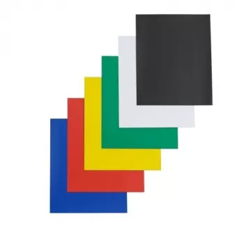 Nobo magneettineliöt 150x150mm lajitellut värit (6), musta, sininen, vihreä, punainen, valkoinen, keltainen, 150 mm, 150 mm, 192 x 7 x 192 mm, 300 g, 6 kpl