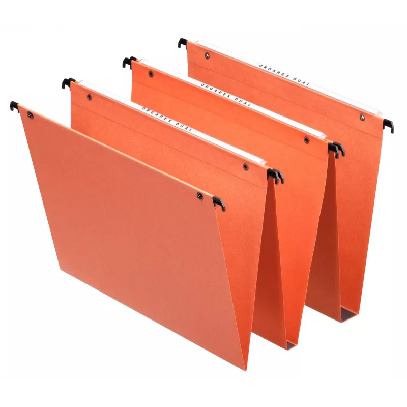 Riippukansio Esselte Orgarex Dual pysty A4 oranssi