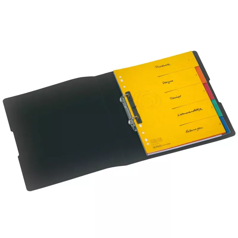Renkaallinen kansio A4 Herlitz 11205754 musta