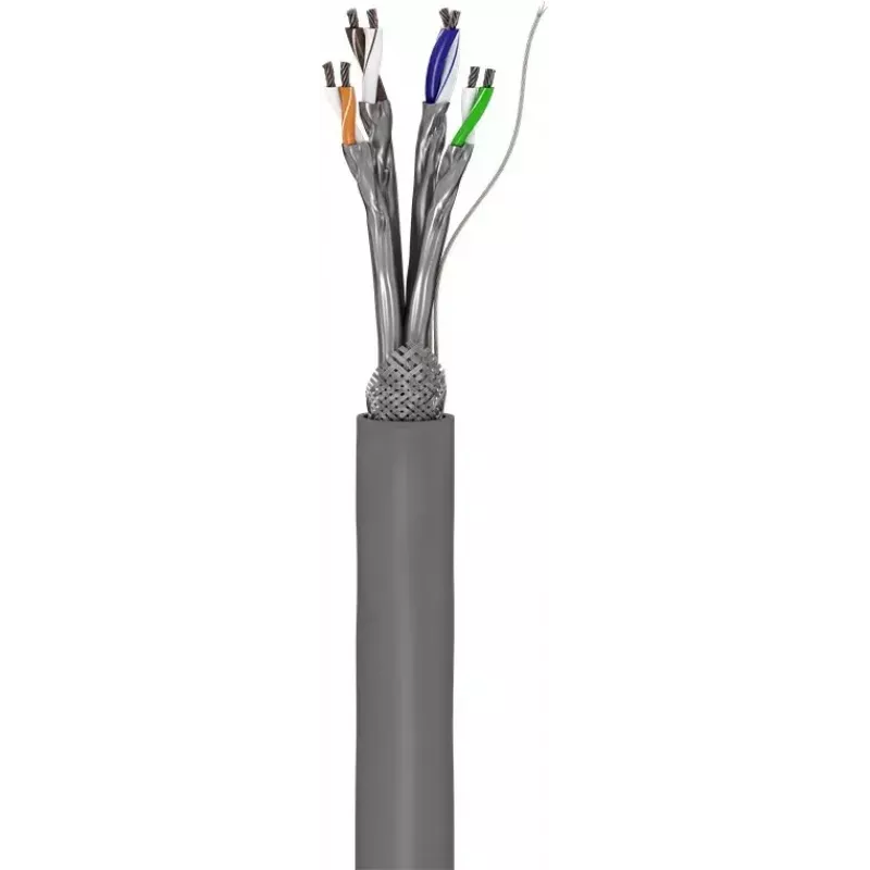 Verkkokaapeli Goobay CAT 6 S/FTP PiMF harmaa 305 m