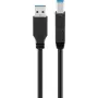 USB 3.0 -kaapeli Goobay 95721 0,25 m musta
