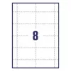 Avery L7418-25 nimitarrat, valkoinen, 86 x 55 mm, 200 tarraa (25 arkkia)