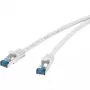 Verkkokaapeli Renkforce RF-4145295 15 m Cat6a S/FTP harmaa