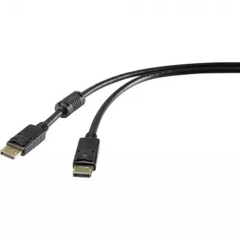 DisplayPort-kaapeli Renkforce RF-4212204 3 m musta