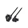 ACT virtakaapeli CEE 7/7 pistoke (kulma) - C5 (kulma) musta 1,8 m