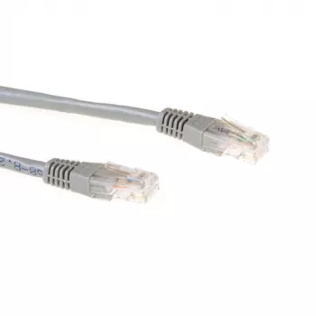ACT harmaa 15 metrin U/UTP CAT6A -verkkokaapeli RJ45-liittimillä