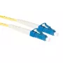 ACT 0,5 m LSZH Singlemode 9/125 OS2 -kuituverkkokaapeli simplex LC-liittimillä