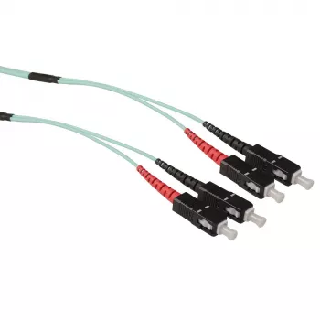ACT 10 metrin Multimode 50/125 OM3 Duplex -kuituverkkokaapeli SC-liittimillä