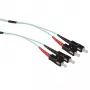ACT 10 metrin Multimode 50/125 OM3 Duplex -kuituverkkokaapeli SC-liittimillä