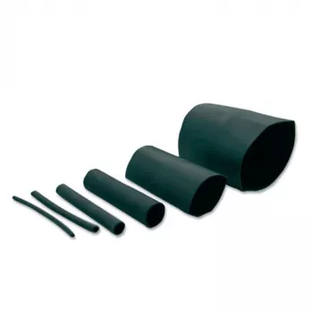 ACT kutistesukka koko: Ø ennen kutistusta 12,70 mm musta mm, lämpökutistesukka, musta, 122 cm, 1,27 cm, 1 kpl