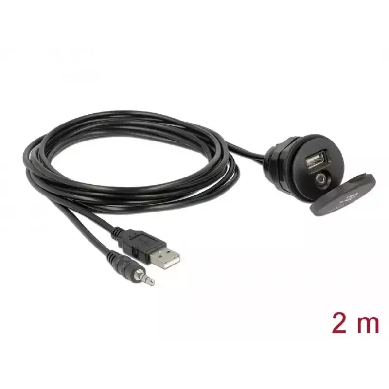 USB-kaapeli DeLOCK 85719 2 m USB A musta