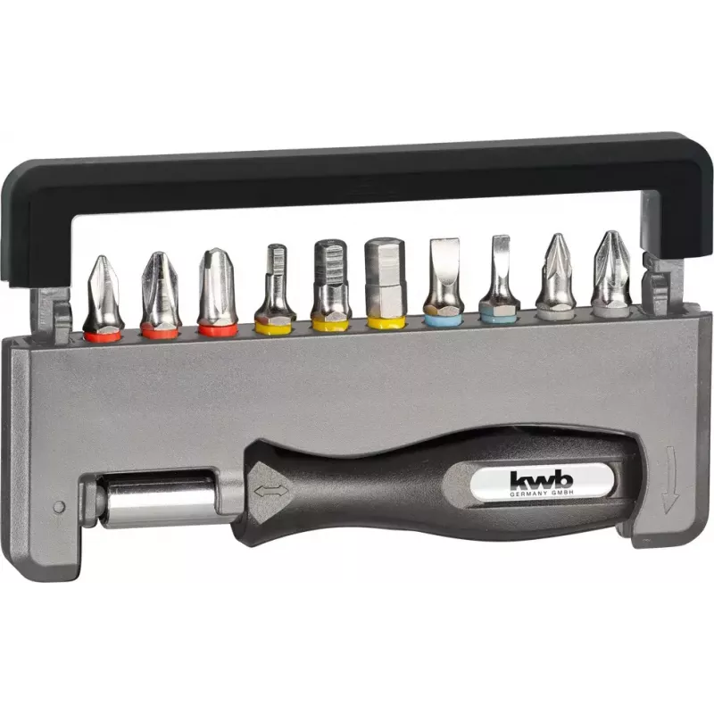 Ruuvauskärkisarja KWB Industrial Steel Standard Handy Bit Box