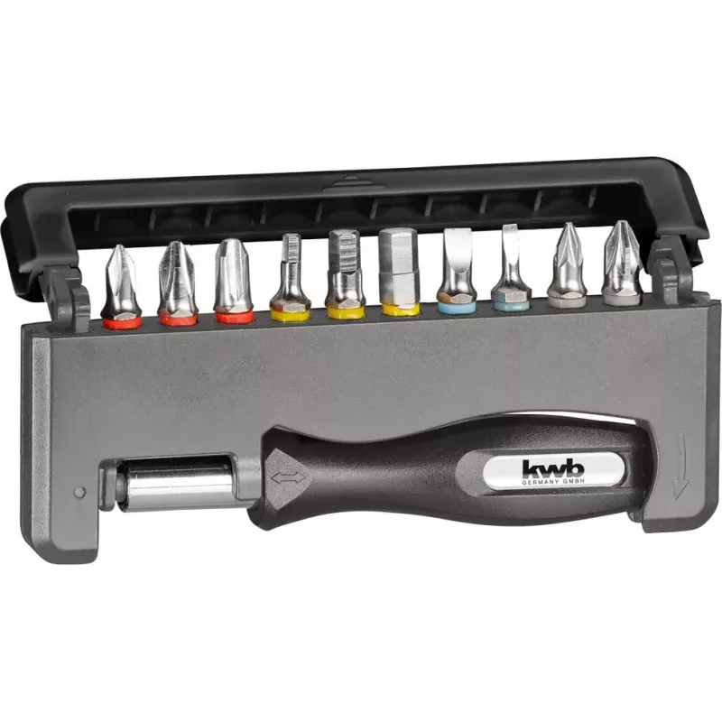 Ruuvauskärkisarja KWB Industrial Steel Standard Handy Bit Box