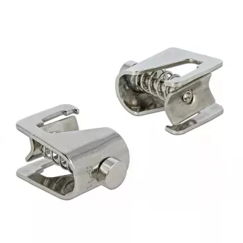 Kaapelikiinnike DeLOCK 66445 hopea