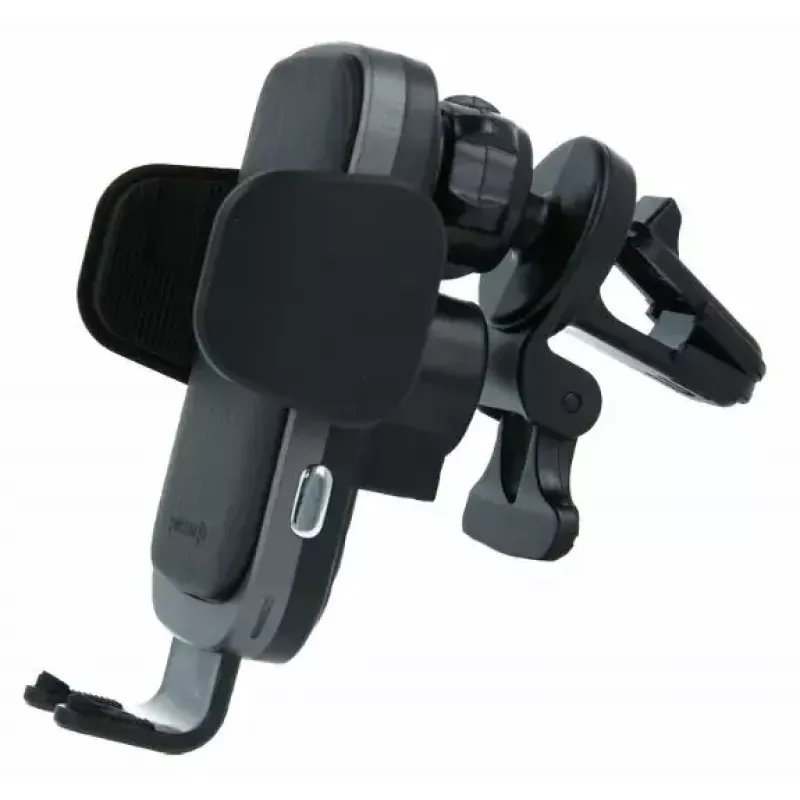 Swissten S-Grip W2-AV5 autopidike 15 W:n langattomalla laturilla, USB/USB-C-kaapelilla, musta