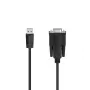 Hama 00200622 sarjakaapeli musta 1,5 m Sub-D USB-A