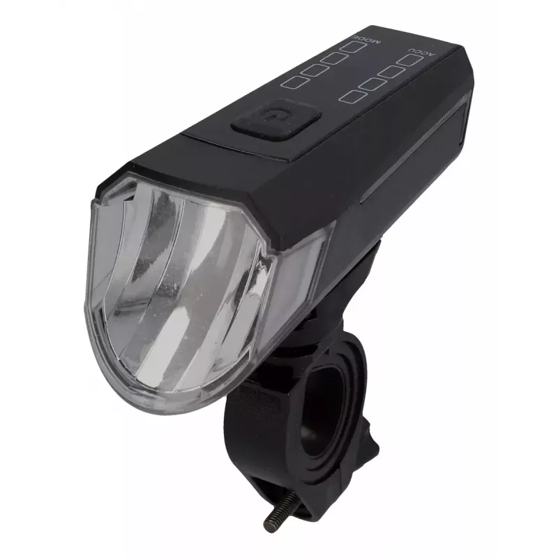 Fischer 50647 paristokäyttöinen LED-polkupyörän valosarja, 80 luksin etuvalo