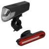 Fischer 50647 paristokäyttöinen LED-polkupyörän valosarja, 80 luksin etuvalo