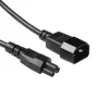 Virtajohto ACT AK5252 0,25 m IEC C14 - IEC C5 250 V 2,5 A
