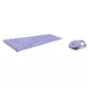 Rapoo 9750M näppäimistö ja hiiri langaton Bluetooth QWERTZ saksa violetti