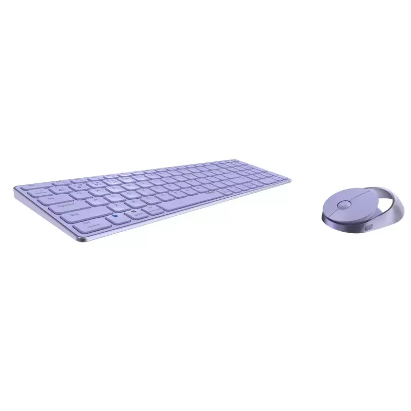 Rapoo 9750M näppäimistö ja hiiri langaton Bluetooth QWERTZ saksa violetti