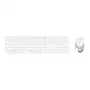 Rapoo 9850M näppäimistö ja hiiri Home RF Wireless Bluetooth QWERTZ saksa valkoinen