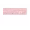 Rapoo E9800M näppäimistö langaton Bluetooth QWERTZ saksa pinkki
