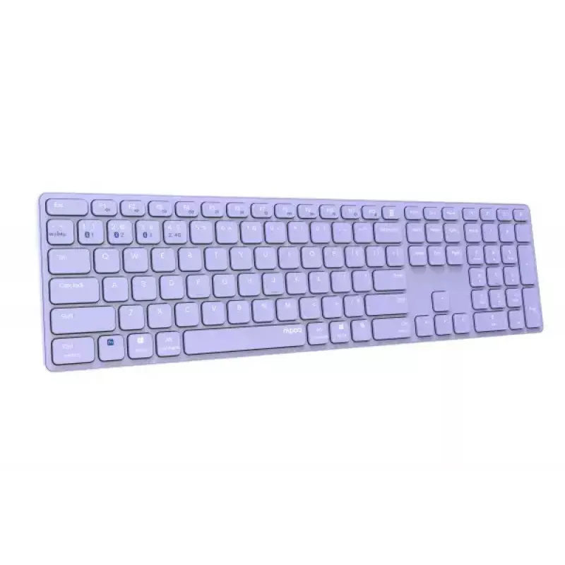 Rapoo E9800M näppäimistö langaton Bluetooth QWERTZ saksa syreeni