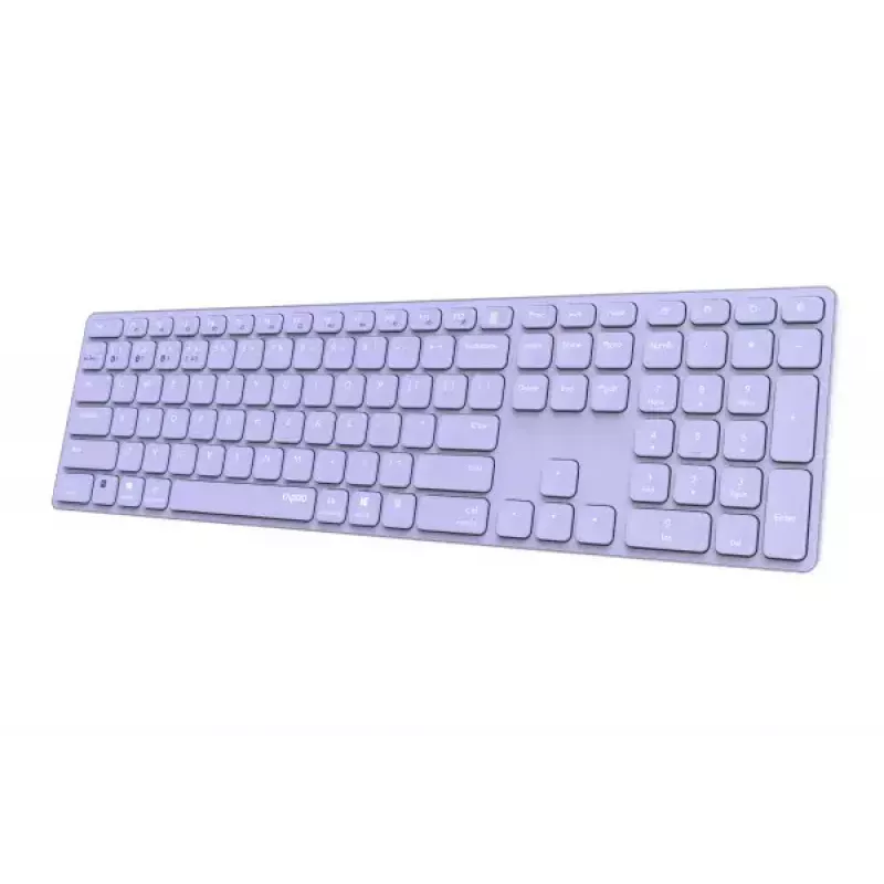 Rapoo E9800M näppäimistö langaton Bluetooth QWERTZ saksa syreeni