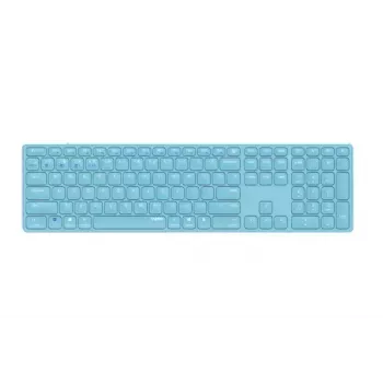 Rapoo E9800M näppäimistö Home RF Wireless Bluetooth QWERTZ saksa sininen
