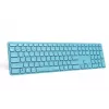 Rapoo E9800M näppäimistö Home RF Wireless Bluetooth QWERTZ saksa sininen