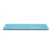 Rapoo E9800M näppäimistö Home RF Wireless Bluetooth QWERTZ saksa sininen