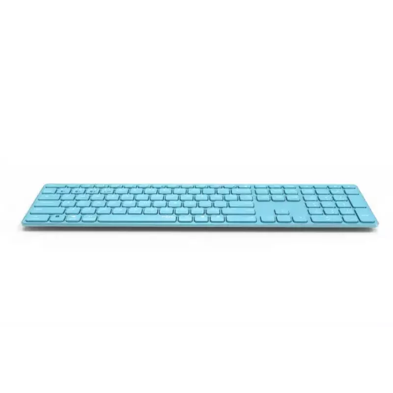 Rapoo E9800M näppäimistö Home RF Wireless Bluetooth QWERTZ saksa sininen