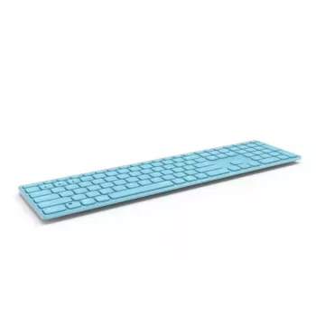 Rapoo E9800M näppäimistö Home RF Wireless Bluetooth QWERTZ saksa sininen