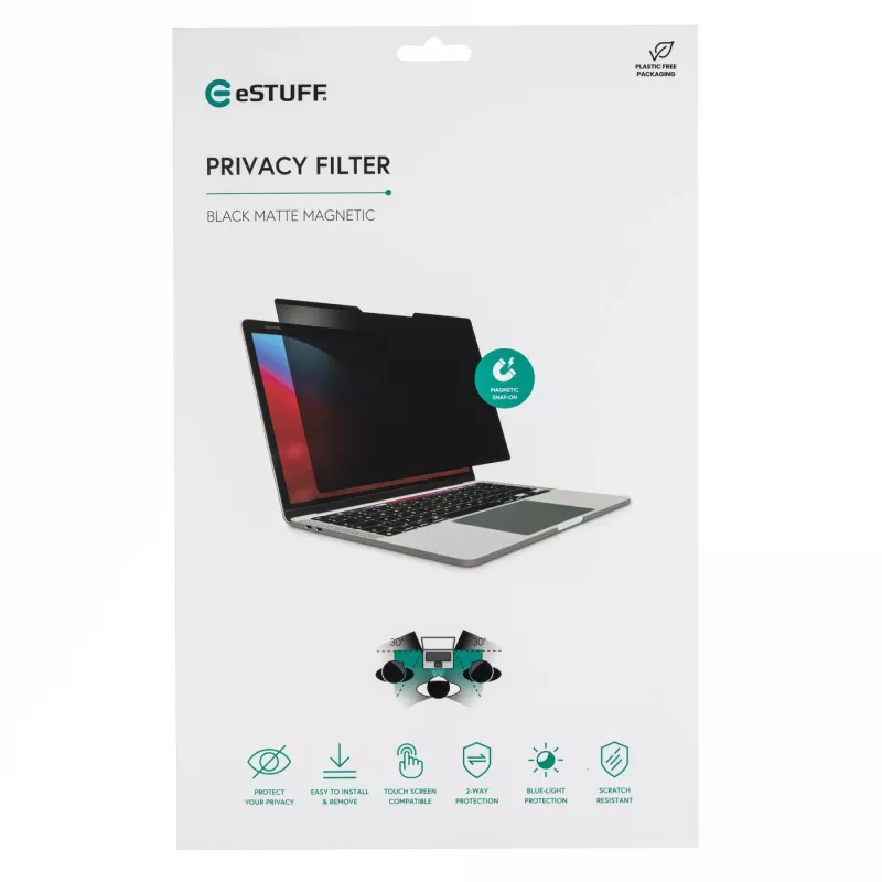 eSTUFF GLBM14316184-ITH Magneettinen yksityisyyssuodatin, 14" 16:9