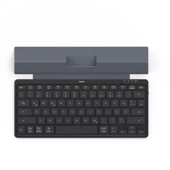 Hama Travel 600 QWERTZ German Bluetooth musta, tummanharmaa